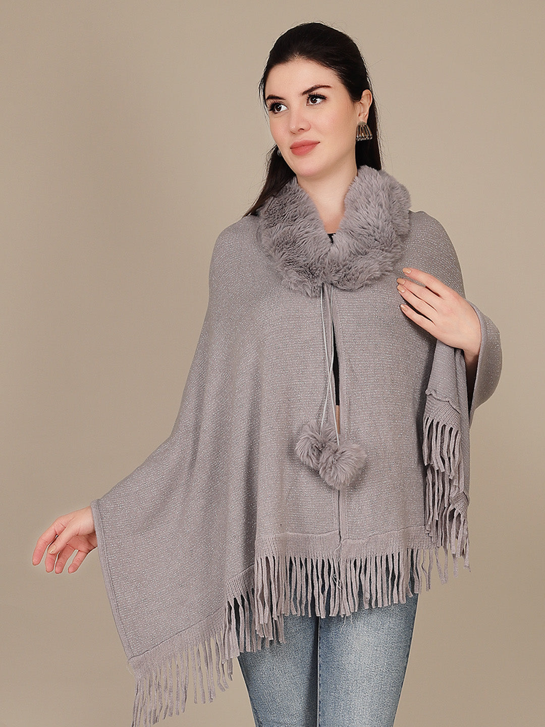 Elegant Drape Shrug