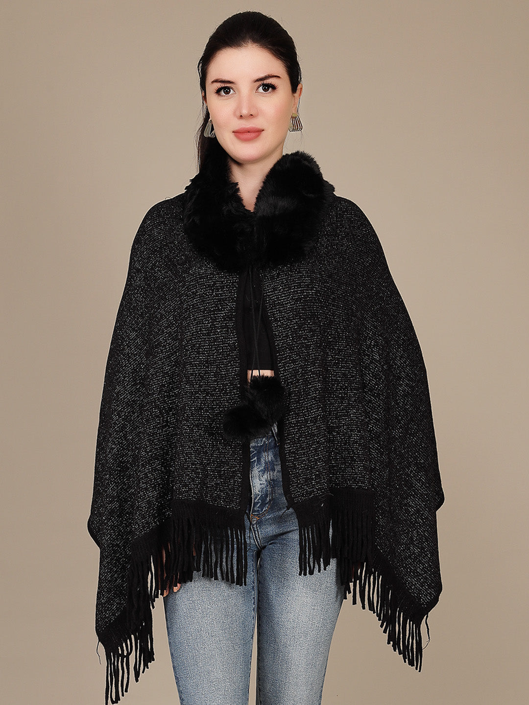 Elegant Drape Shrug