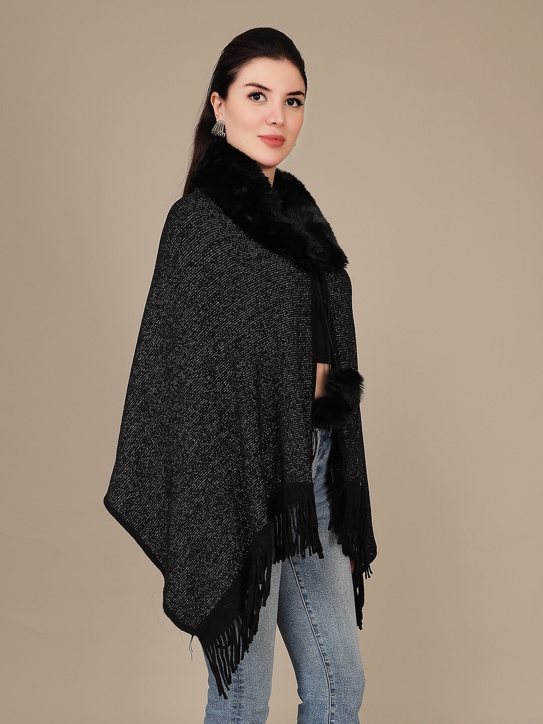 Elegant Drape Shrug