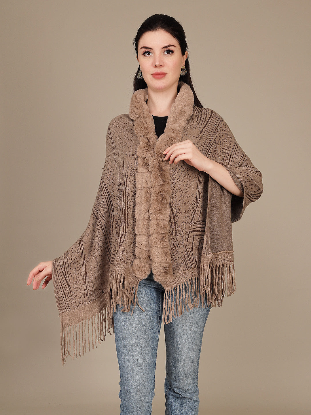 Elegant Drape Shrug